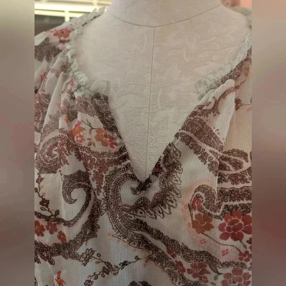 Sonoma Women's Boho Peasant Women's Top Size 1X - Picture 2 of 11